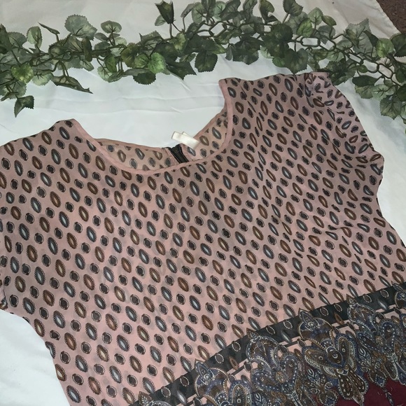 Tribal Print Sheer Top - Picture 2 of 5